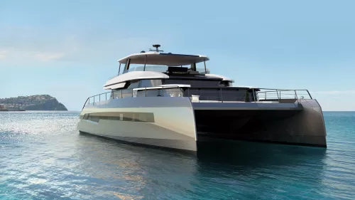 Serenity 72 Power Catamaran - Luxury Motor Yacht For Sale - Exterior Design - Img 3 | C&N
