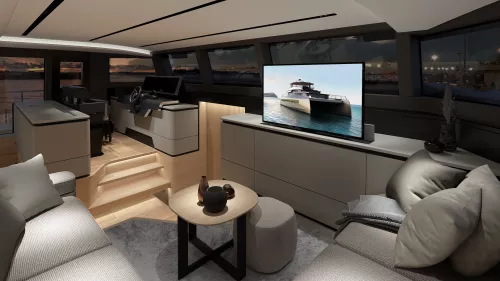 Serenity 72 Power Catamaran - Luxury Motor Yacht For Sale - Exterior Design - Img 4 | C&N