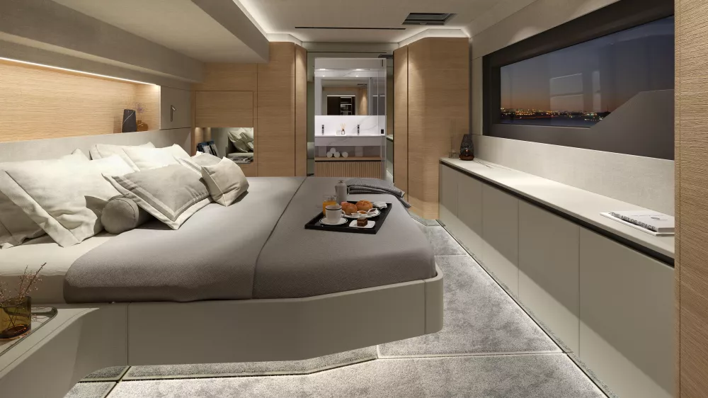 Serenity 72 Power Catamaran - Luxury Motor Yacht For Sale - VIP Cabin - Img 1 | C&N