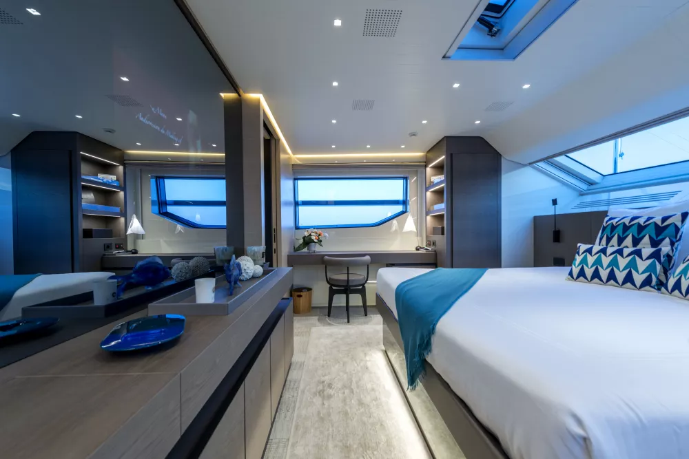 TAIJI - Luxury Motor Yacht For Sale - Master cabin - Img 2 | C&N
